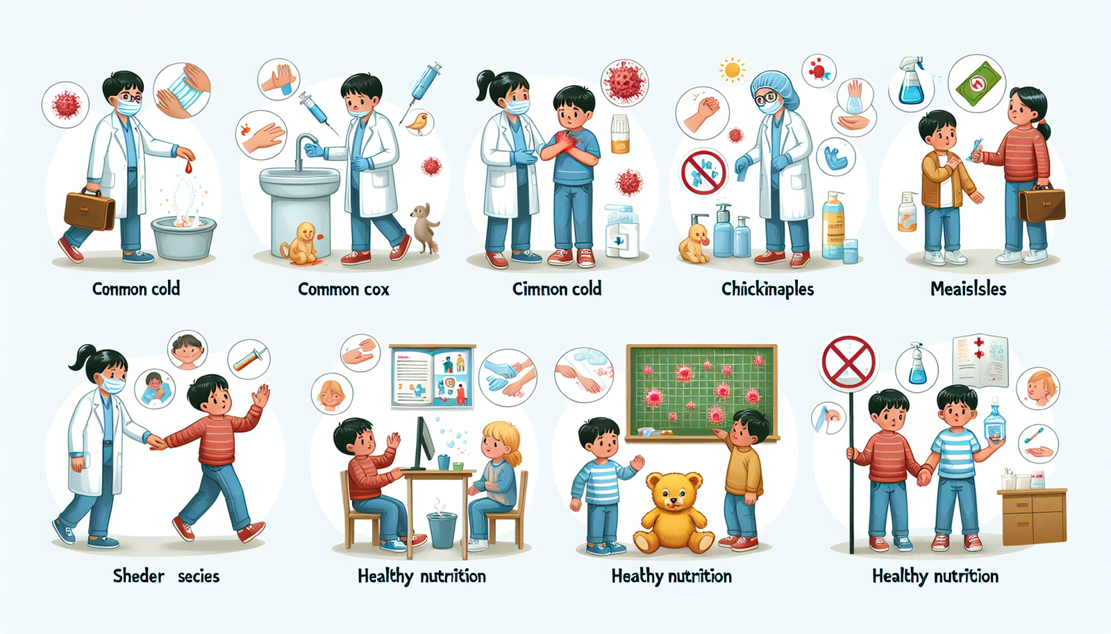 Doenças Mais Comuns em Crianças e Como Prevenir”