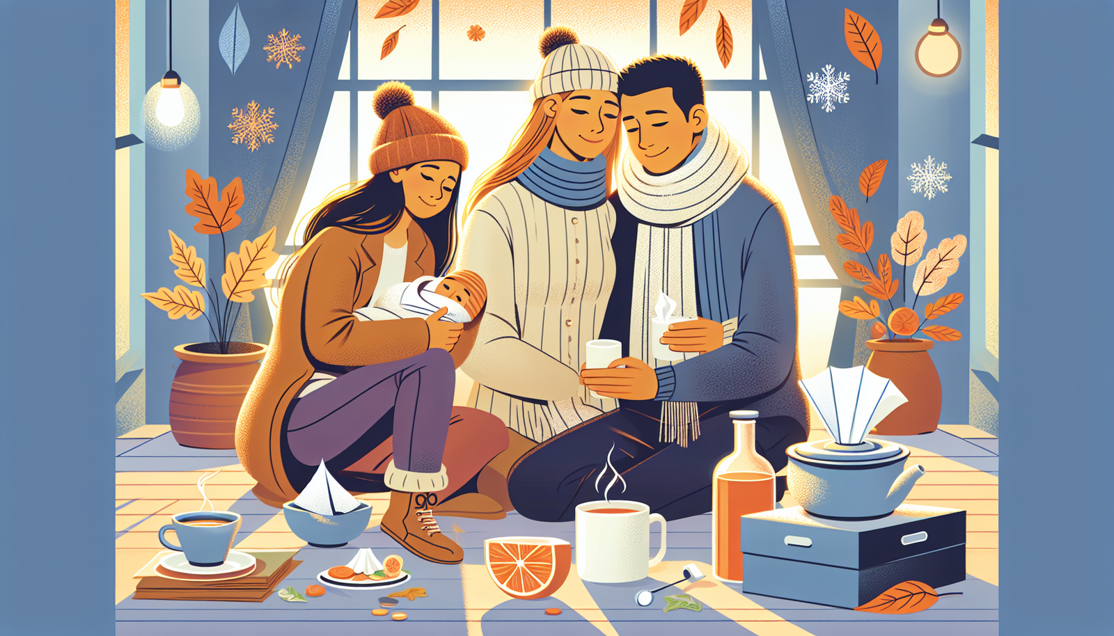 Como Proteger Sua Família de Gripes e Resfriados no Outono-Inverno