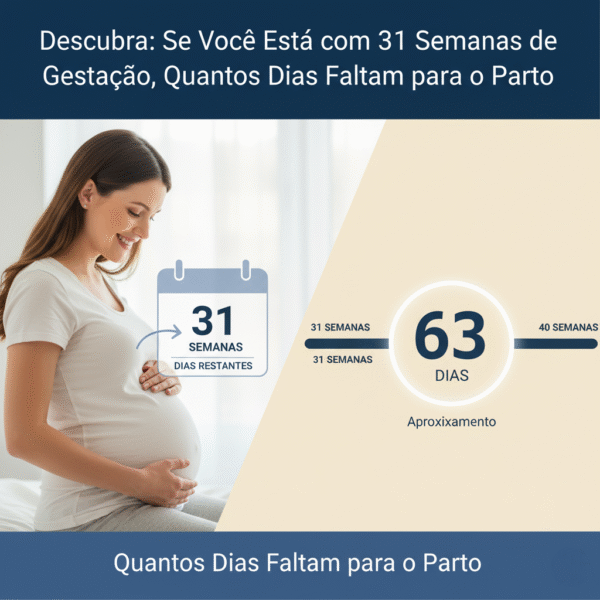Descubra Se Você Está com 31 Semanas de Gestação, Quantos Dias Faltam para o Parto