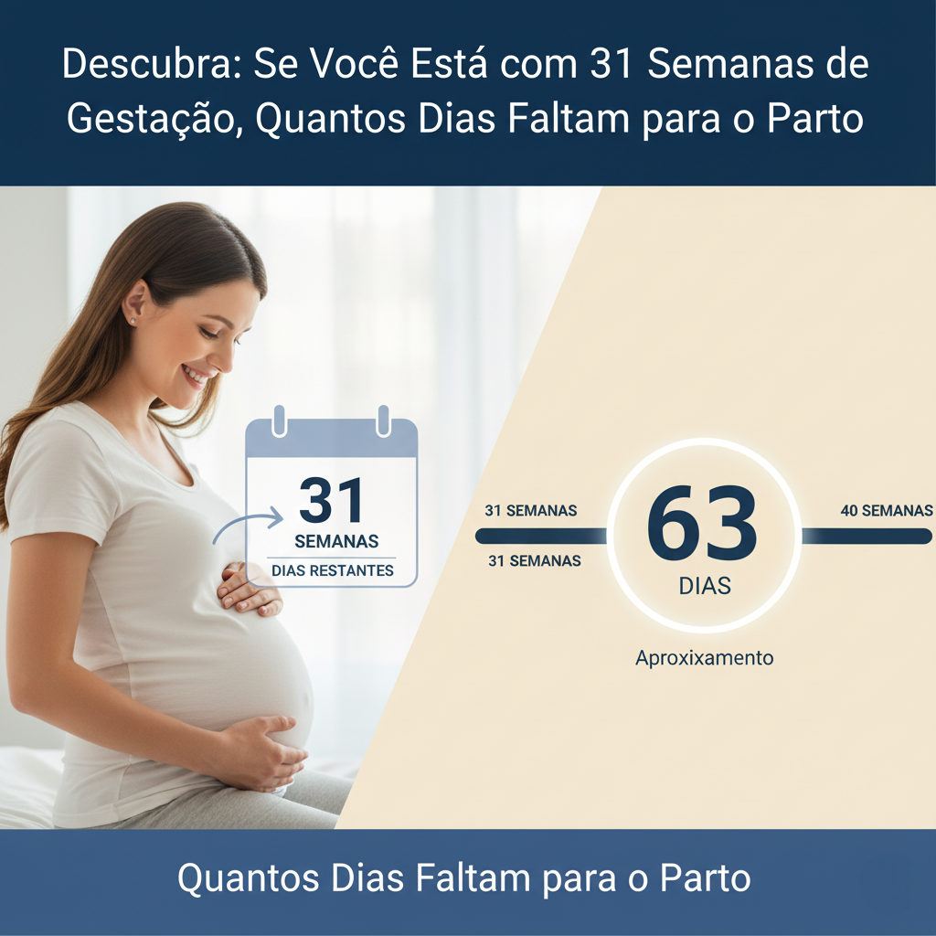 Descubra Se Você Está com 31 Semanas de Gestação, Quantos Dias Faltam para o Parto