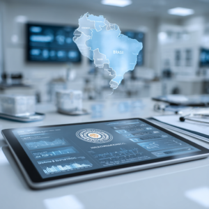 Painel de controle epidemiológico e diretrizes do Ministério da Saúde para o combate à dengue no Brasil em 2026.